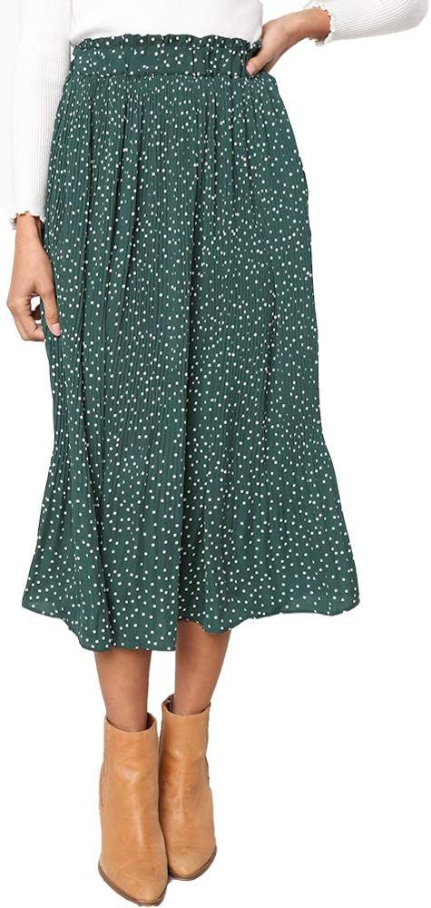 Women's Maxi Skirt with Fashionable Animal Print