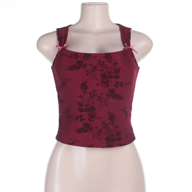 Women's Floral Crop Top