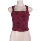 Women's Floral Crop Top