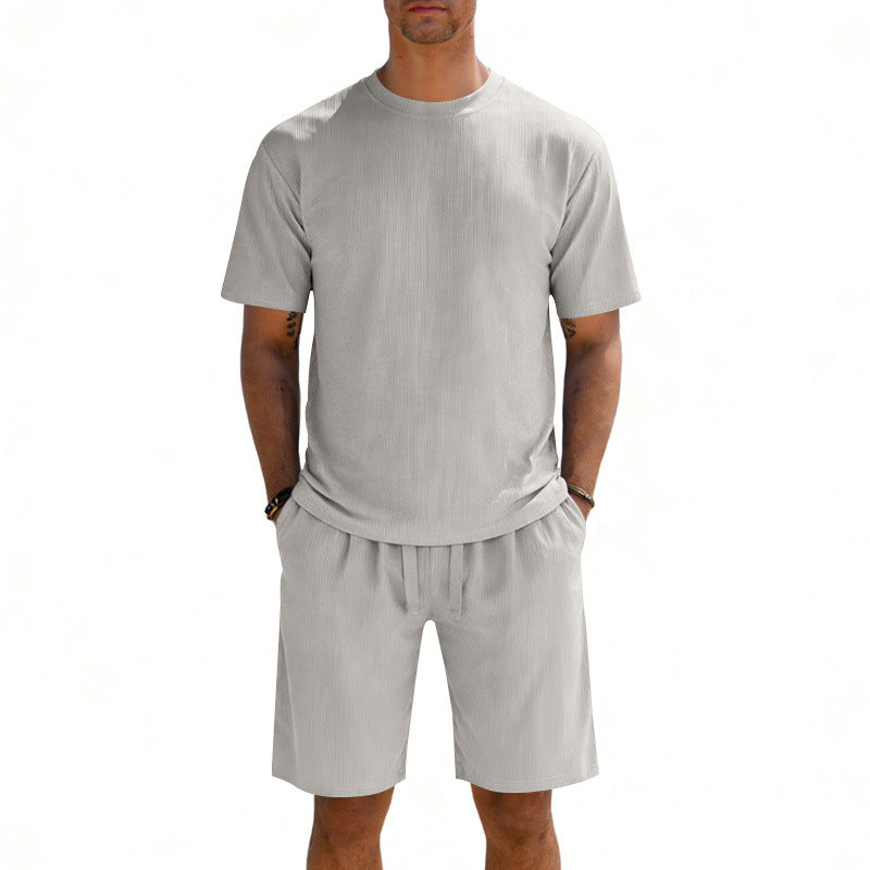Men's Short-Sleeve Shirt and Bermuda Combination