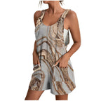 Women's Casual Floral Jumpsuit with Pockets