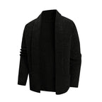 Women's Elegant Cardigan with Chic Lapel and Pockets