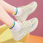 Women's Breathable Casual Sneakers with Flexible Sole