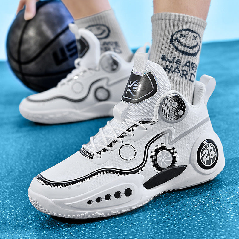 Women's Basketball Sneakers with Innovative Cushioning System and Non-Slip Sole