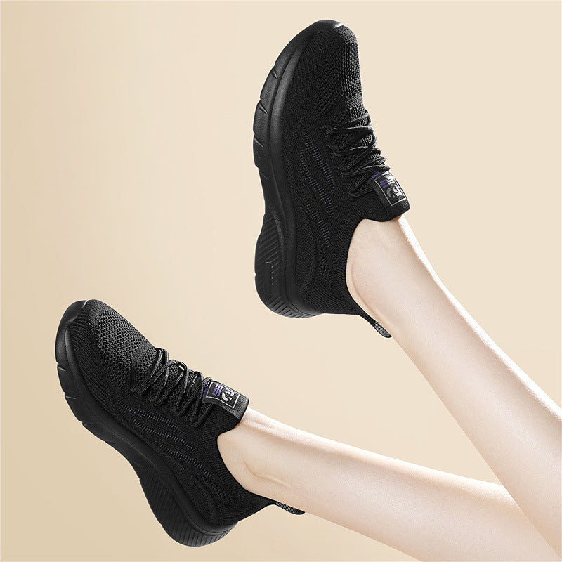 Women's Breathable Casual Sneakers with Cushioning Sole