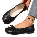 Women's Ballet Flats with Bow Detail