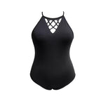 Women's Swimsuit with Refined Back Cut-Out