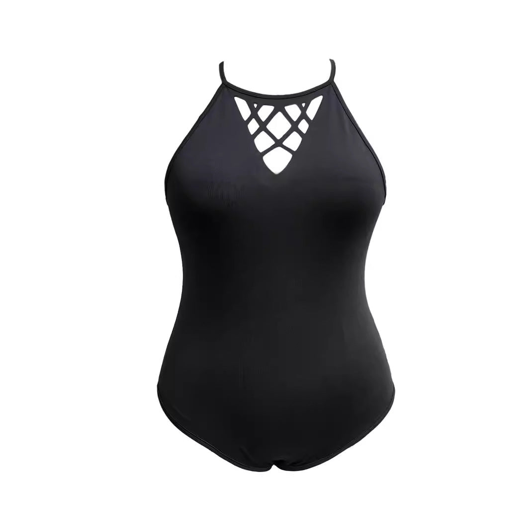 Women's Swimsuit with Refined Back Cut-Out