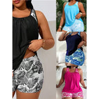 Women's Swimsuit Set with Fashionable Cut and Sporty Design