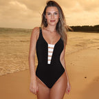 Women's Off-Shoulder Swimsuit with Ruffle Maxi Skirt