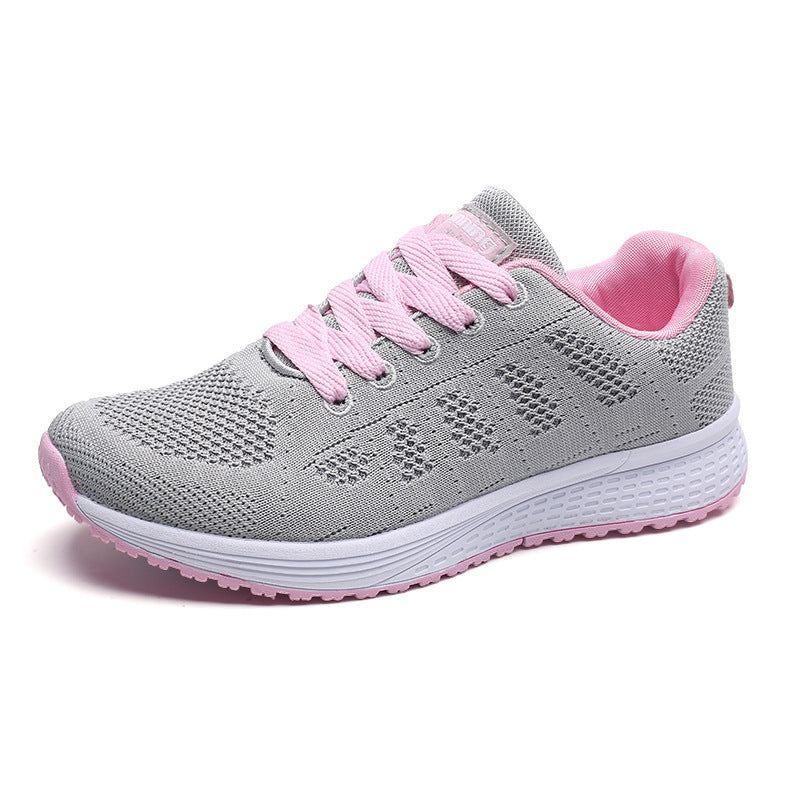 Breathable Women's Athletic Sneakers with Flexible Upper and Non-Slip Sole