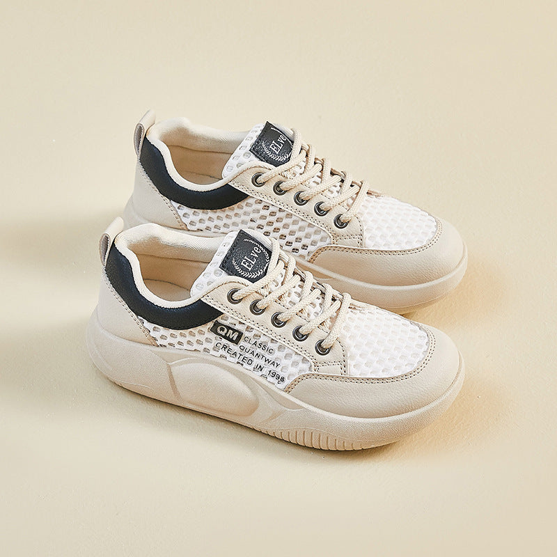 Women's Breathable Sneakers with Innovative Mesh Structure and Stable Sole