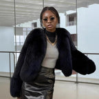 Women's Fleece Faux Fur Coat