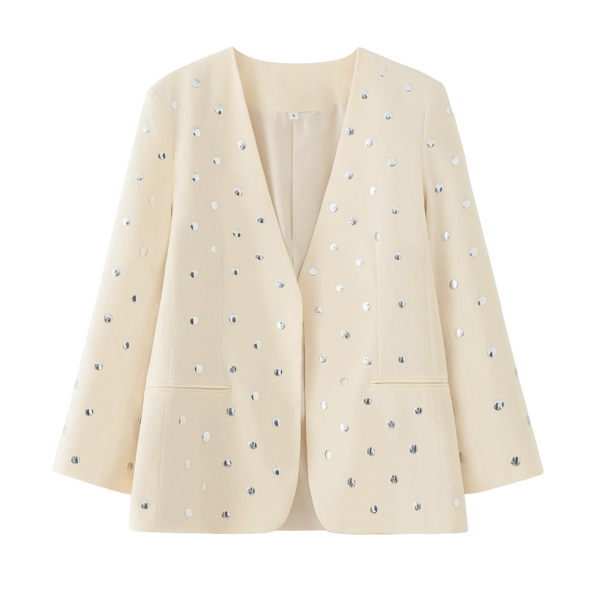 Elegant Sequin Blazer Jacket