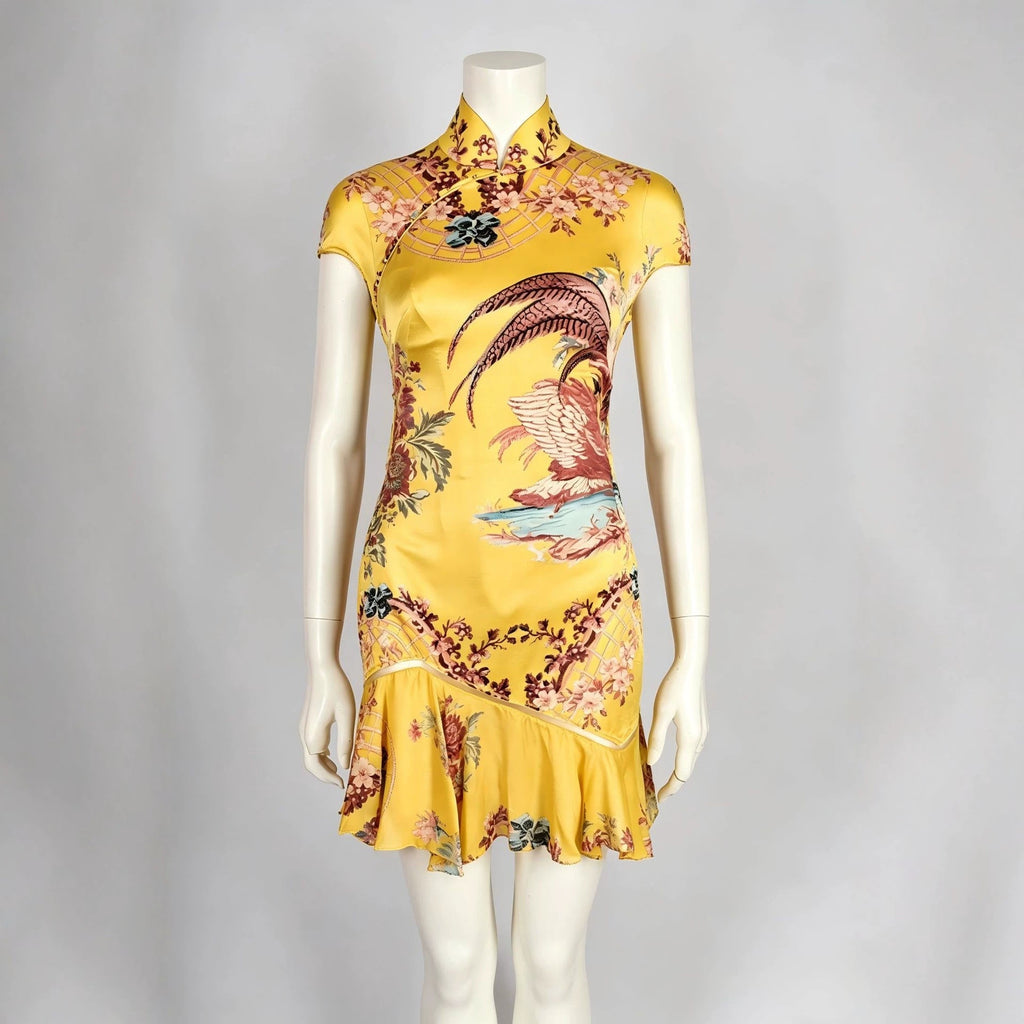 Women's Chiffon Dress with Ruffle Details
