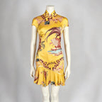 Women's Chiffon Dress with Ruffle Details