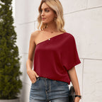 Asymmetric Blouse Shirt