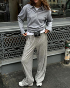 Women's Glitter Palazzo Pants