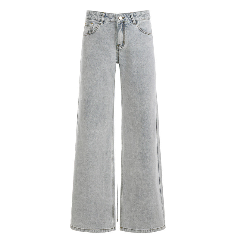 Women's High-Waisted Wide-Leg Jeans