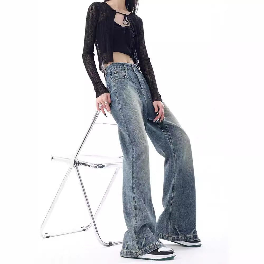 Women's High-Waist Flared Jeans