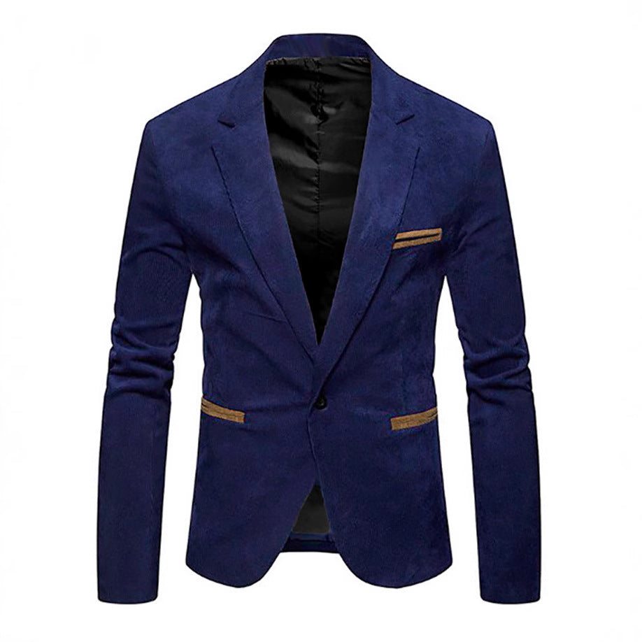 Women's Elegant Slim-Fit Blazer with Textured Fabric