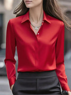 Classic Women's Long-Sleeve Blouse