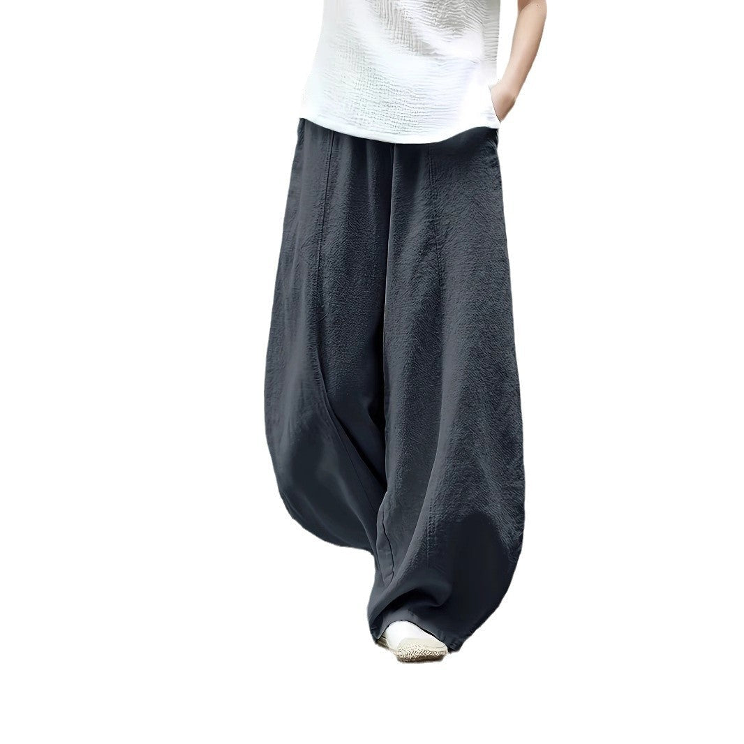 Elegant Palazzo Pants with Comfortable Fit and Loose Cut