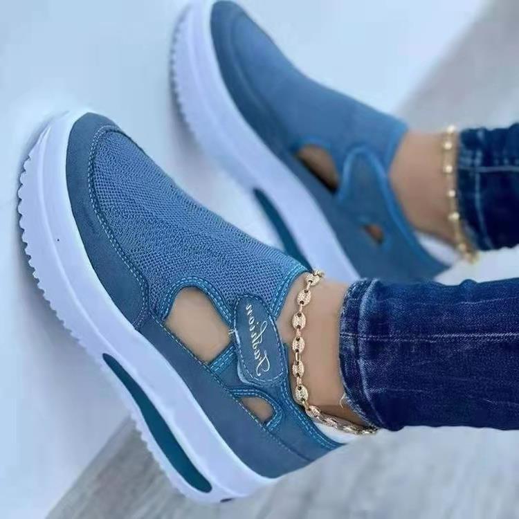 Women's Breathable Sneakers with Airy Inserts