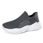 Women's Breathable Sneakers with Elastic Knit Upper