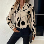 Elegant Women's Blouse with Modern Pattern