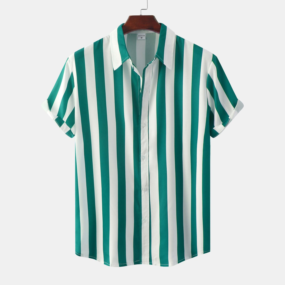 Women's Short-Sleeve Striped Shirt