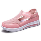 Women's Comfortable Casual Sneakers with Practical Hook-and-Loop Fastening