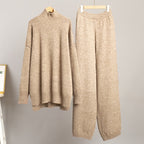 Women's Cozy High-Neck Knit Set