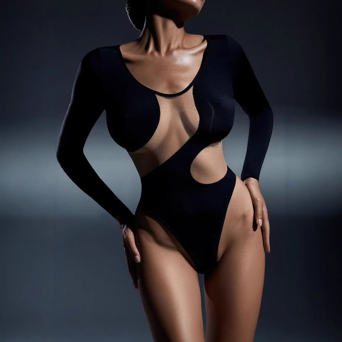 Women's Body with Mesh Details