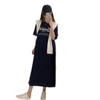 Women's Casual Lounge Dress with Graphic Print and Comfortable Fit