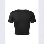 Women's Crop Shirt with Inspiring Lettering