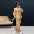 Casual Two-Piece Set with Modern Cut