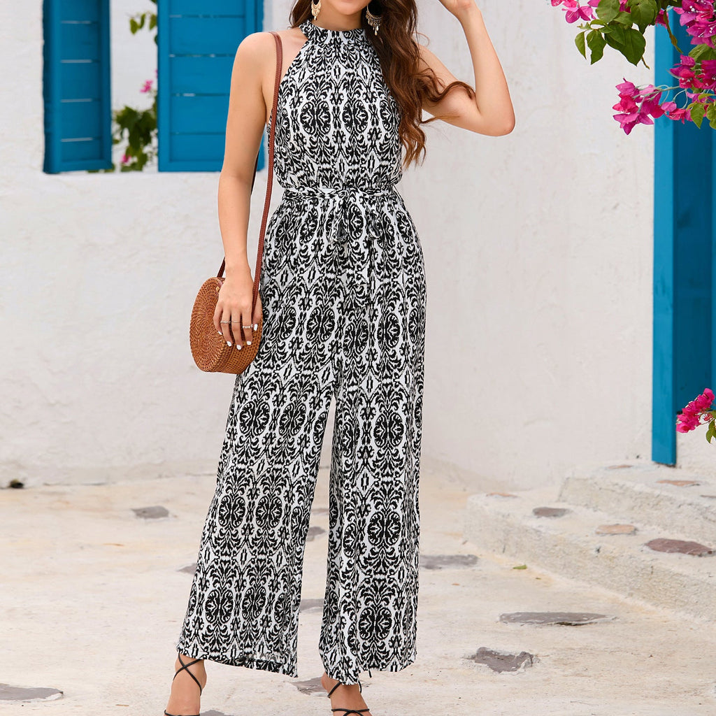 Women's Elegant Boho-Style Jumpsuit