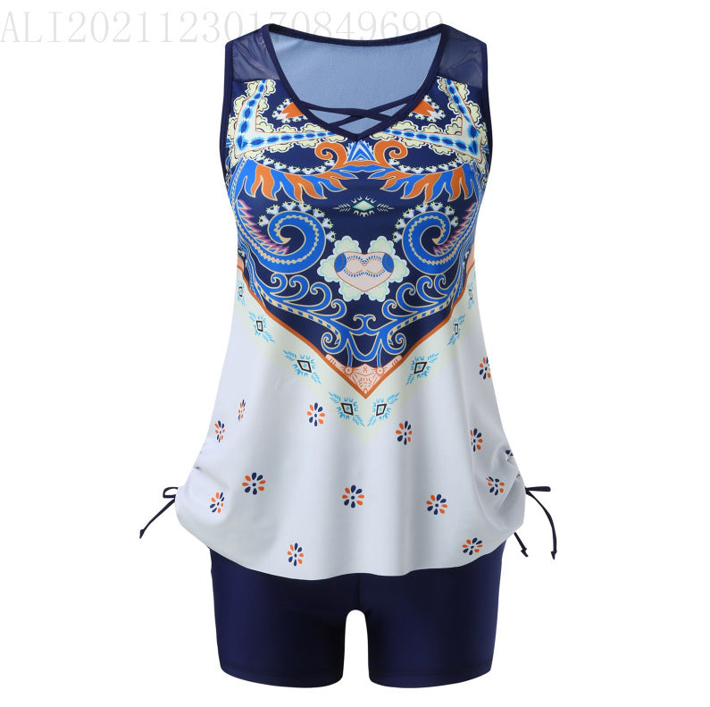 Women's Swim Top with Lace Detail