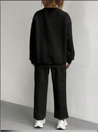 Women's Cozy Knit Suit