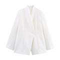 Women's Elegant Asymmetrical Blazer