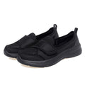 Women's Breathable Slip-On Sneakers with Practical Hook-and-Loop Closure