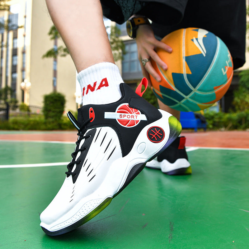 Women's Basketball Sneakers with Breathable Upper and Cushioned Sole