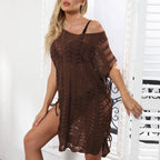Women's Elegant Crochet Beach Cover-Up