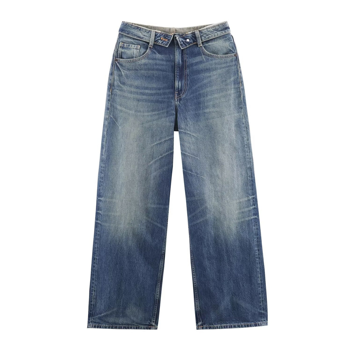 Women's High-Quality Destroyed Baggy Jeans