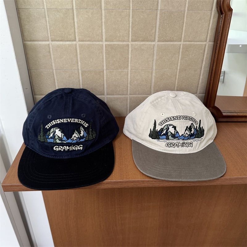 Men's Embroidered Graphic Adventure Cap