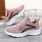 Women's Breathable Comfort Sneakers with Flexible Sole