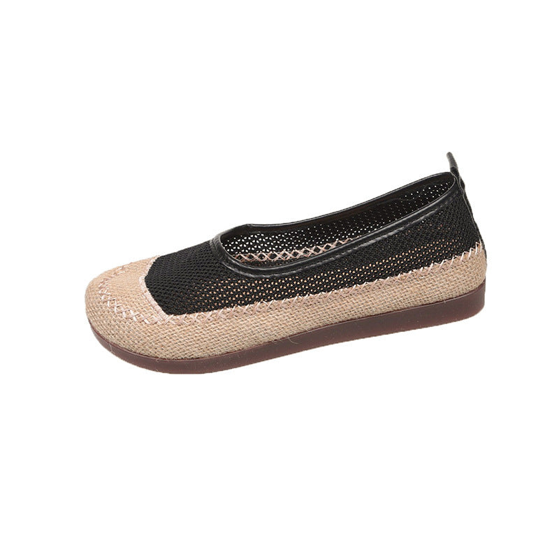 Women's Breathable Summer Ballerinas with Elastic Sole
