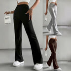Women's High-Waisted Knit Pants