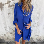 Oversized Blouse and Shorts Set